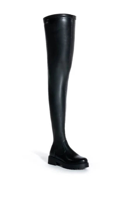 NAOMI OVER THE KNEE FLAT BOOT