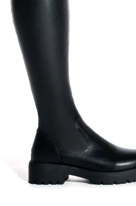 NAOMI OVER THE KNEE FLAT BOOT